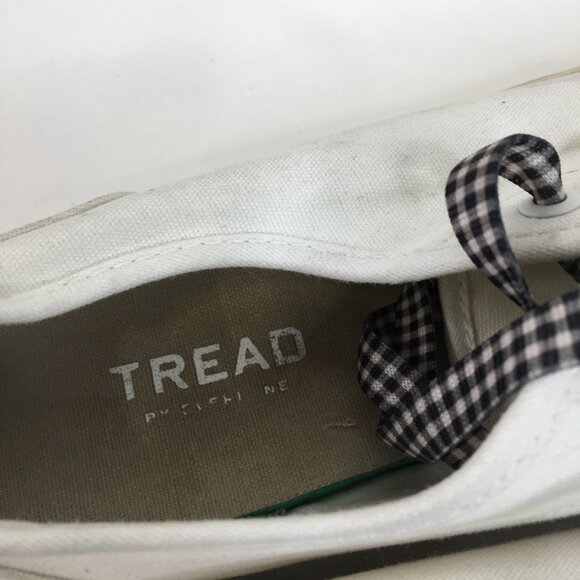 Everlane Tread White Canvas Lace Up Sneakers Size 7.5 - Picture 6 of 11